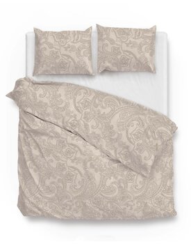 Zo! Home Paisley di Lino Dekbedovertrek 140x200/220 Sandy Beige