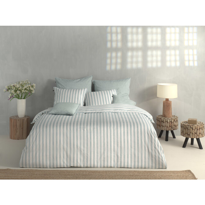 Zo! Home Banda di Lino Dekbedovertrek 240x200/220 Mint Green