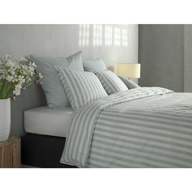 Zo! Home Banda di Lino Dekbedovertrek 240x200/220 Mint Green