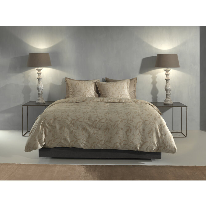 Zo! Home Fiori di Satinado Dekbedovertrek 200x200/220 Forest Sand