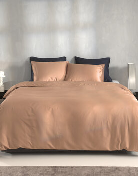 Zo! Home Percalle Dekbedovertrek 240x200/220 Cream Tan