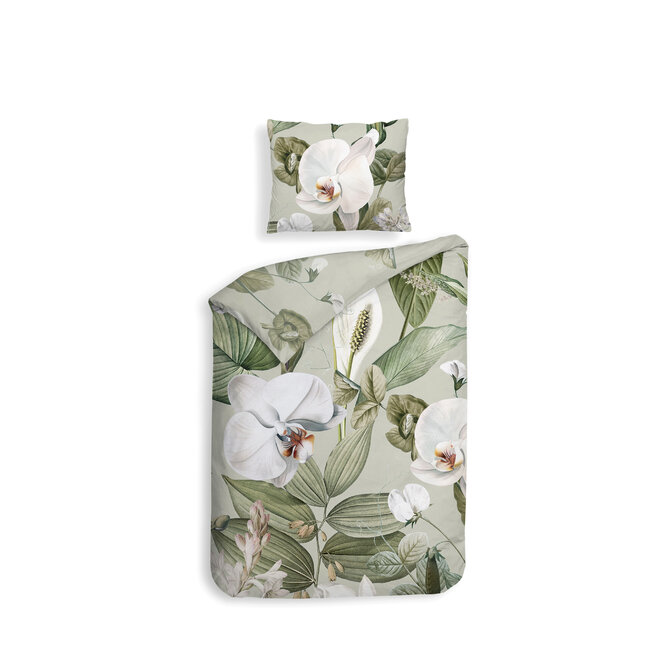 Heckett & Lane Botanico Dekbedovertrek 200x200/220 Green