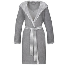 Vossen Badjas Juno grau meliert XL