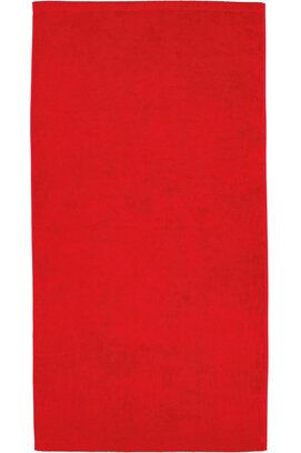 Cawo Lifestyle Uni Handdoek 50x100 Rood