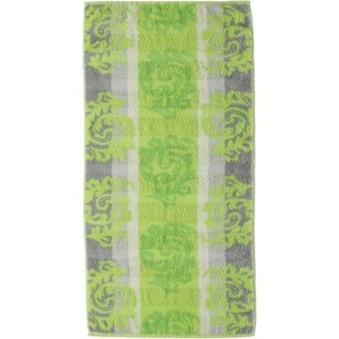 Cawo Cashmere Jacquard Handdoek Kiwi 50x100