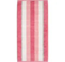 Cawo Noblesse Stripes Badlaken 80x150 altrosa