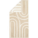 Cawö Cawo Gallery circle Douchelaken 70x140 natur