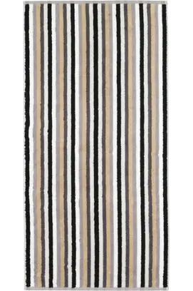 Cawo Shades Streifen Gastendoekje 30x50 stein