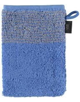 Cawo Two-Tone Washandje Blau 16x22