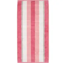 Cawo Noblesse Stripes  Handdoek 50x100 altrosa