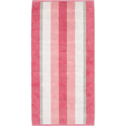 Cawö Cawo Noblesse Stripes Handdoek 50x100 altrosa afbeelding