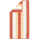 Cawö Cawo Noblesse Stripes  Handdoek 50x100 brick