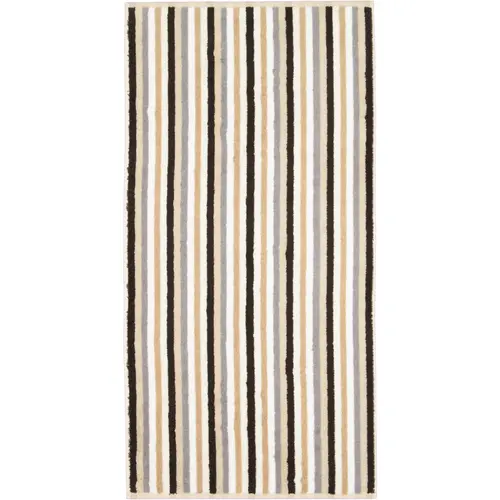 Cawö Cawo Shades Streifen Douchelaken 70x140 sand afbeelding