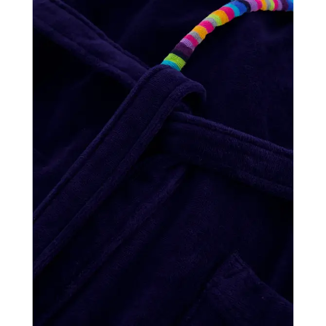 Cawo Dames Badjas met sjaalkraag 839 11 marine Maat 38 Cawo Dames Badjas met sjaalkraag 839 11 marine Maat 38