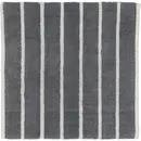 Cawö CAWÖ Home Keerbare  Badmat Balance Gestreept 1008 77 platin 60x60