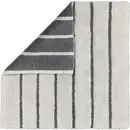 Cawö CAWÖ Home Keerbare  Badmat Balance Gestreept 1008 77 platin 60x60