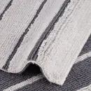 Cawö CAWÖ Home Keerbare  Badmat Balance Gestreept 1008 77 platin 60x60