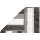 Cawö Cawo Noblesse Stripes  Gastendoekje 30x50 anthrazit