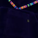 Cawö Cawo Dames Badjas met capuchon 840 11 marine Maat 46