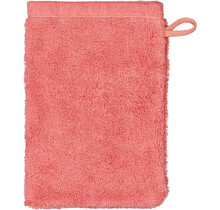 Cawo Lifestyle Uni Washandje 16x22 koralle