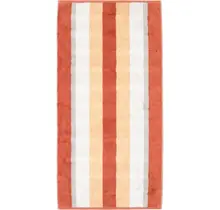 Cawo Noblesse Stripes Badlaken 80x150 brick