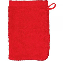 Cawo Lifestyle Uni Washandje Rood