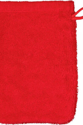 Cawo Lifestyle Uni Washandje Rood