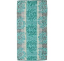 Cawo Cashmere Jacquard Handdoek Munt 50x100