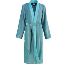 Cawo 6431 Velours Dames Badjas Kimono Turkis 38