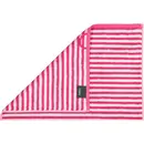 Cawö Cawo Campus Ringel Handdoek 50x100 pink