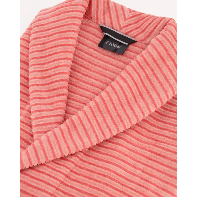 Cawö Badjas met Sjaalkraag 5316   koralle 42 Cawö Badjas met Sjaalkraag 5316   koralle 42