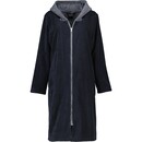 Cawö Cawö Badjas met capuchon en rits 5108 Uni  schwarz 44/46