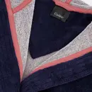 Cawö Cawö Badjas met capuchon 830 Doubleface  marine 36/38