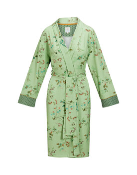 Pip Studio Nisha Kimono Kawai Flower Light Green L