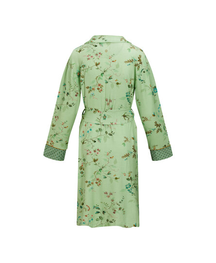 Pip Studio Nisha Kimono Kawai Flower Light Green L