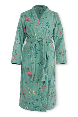 Pip Studio Les Fleurs Badjas - Groen XXL