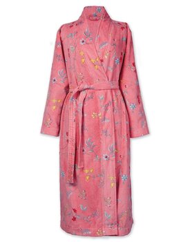 Pip Studio Les Fleurs Bathrobe Pink L