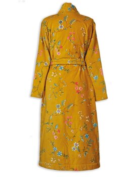 Pip Studio Les Fleurs Bathrobe Yellow XXL