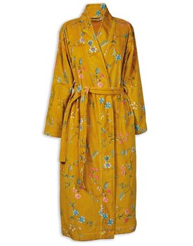 Pip Studio Les Fleurs Bathrobe Yellow XS