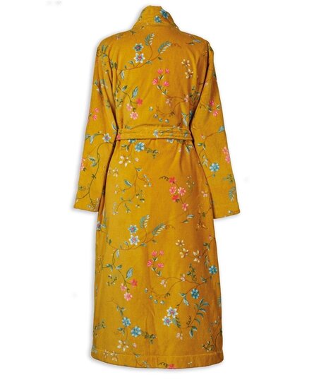 Pip Studio Les Fleurs Bathrobe Yellow XS