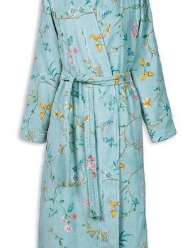 Pip Studio Les Fleurs Bathrobe Blue XS