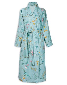 Pip Studio Les Fleurs Bathrobe Blue XS