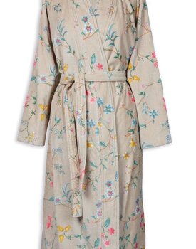 Pip Studio Les Fleurs Bathrobe Khaki M