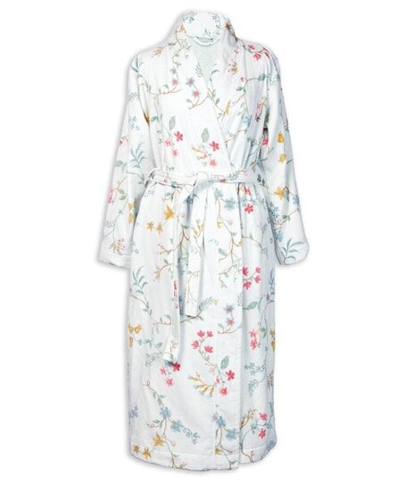 Pip Studio Les Fleurs Bathrobe White L