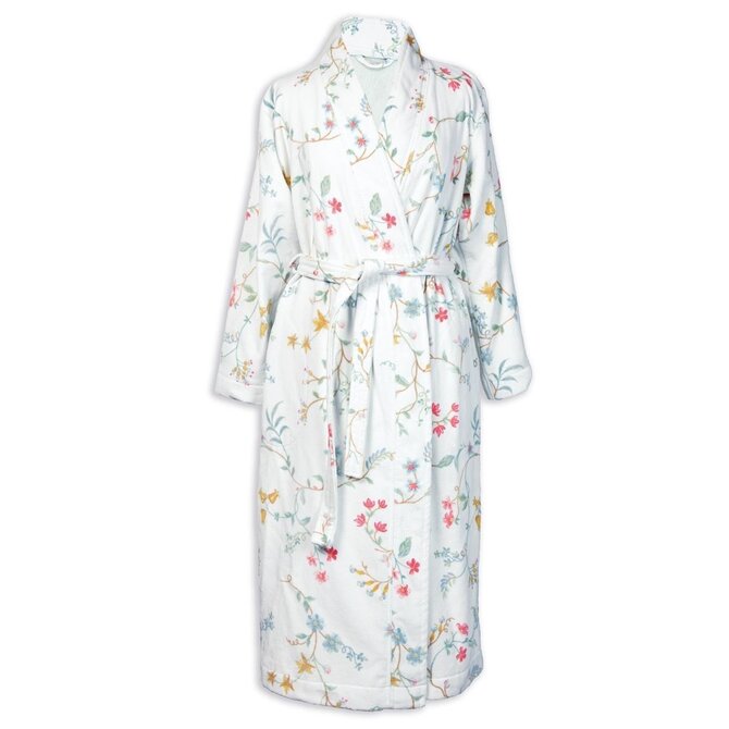 Pip Studio Les Fleurs Bathrobe White M