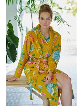 Pip Studio Good Evening Bathrobe Yellow S