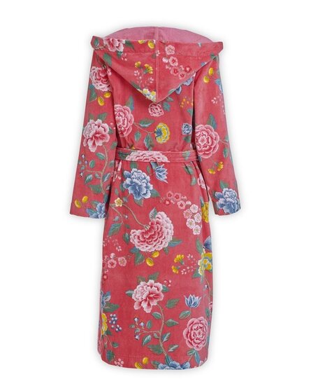 Pip Studio Good Evening Bathrobe Coral XS