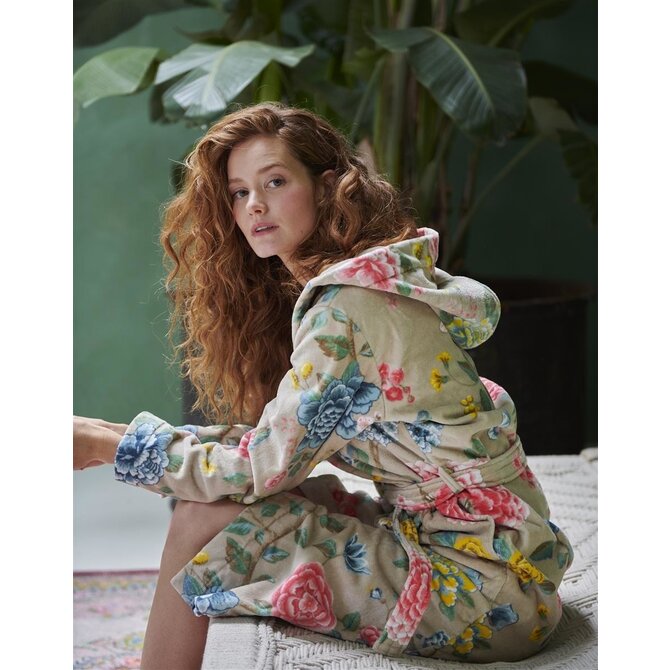 Pip Studio Good Evening Bathrobe Khaki XS