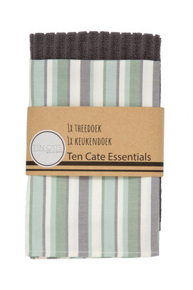 Ten Cate Essentials Keukenset Grijs streep