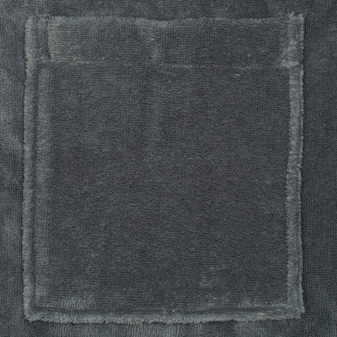 Vossen Badjas Poppy flanell/light grey  S